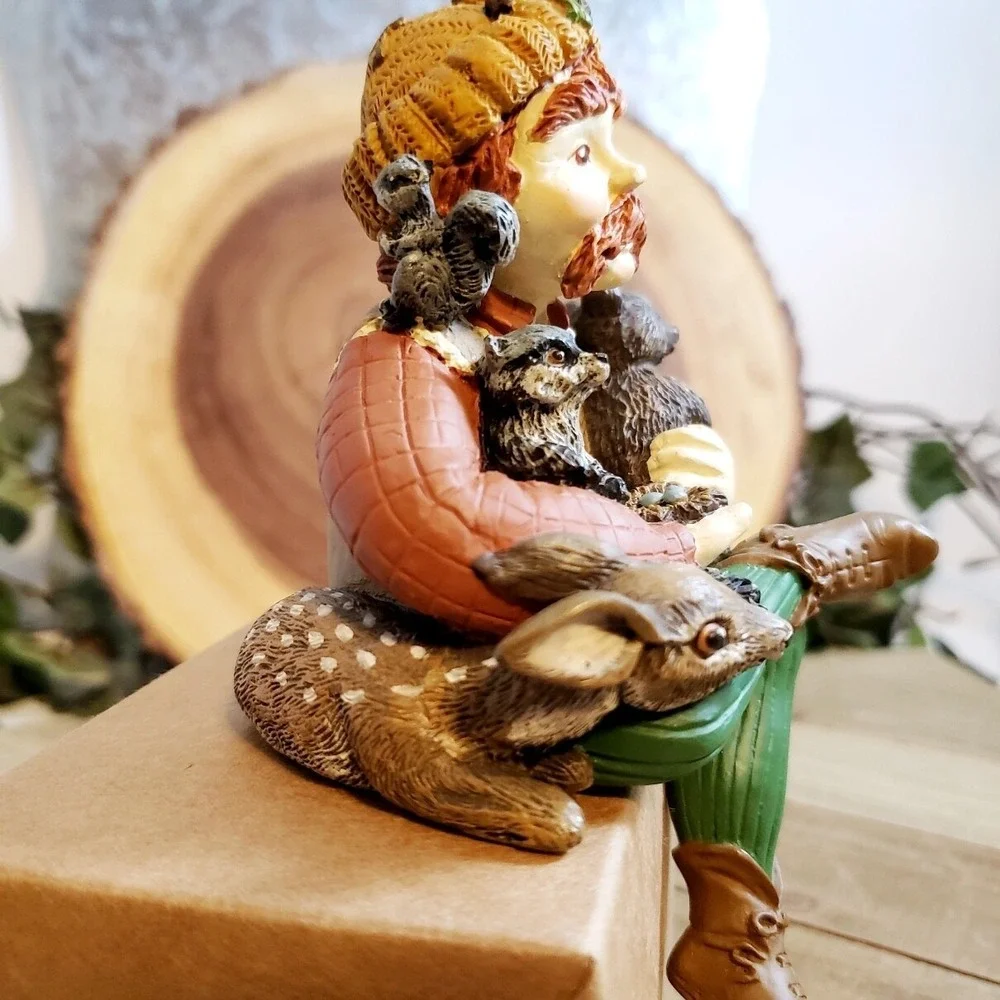 The Keeper Of Woodland Animals Mantle Desk or Shelf Figurine‎ Shenandoah  NIB